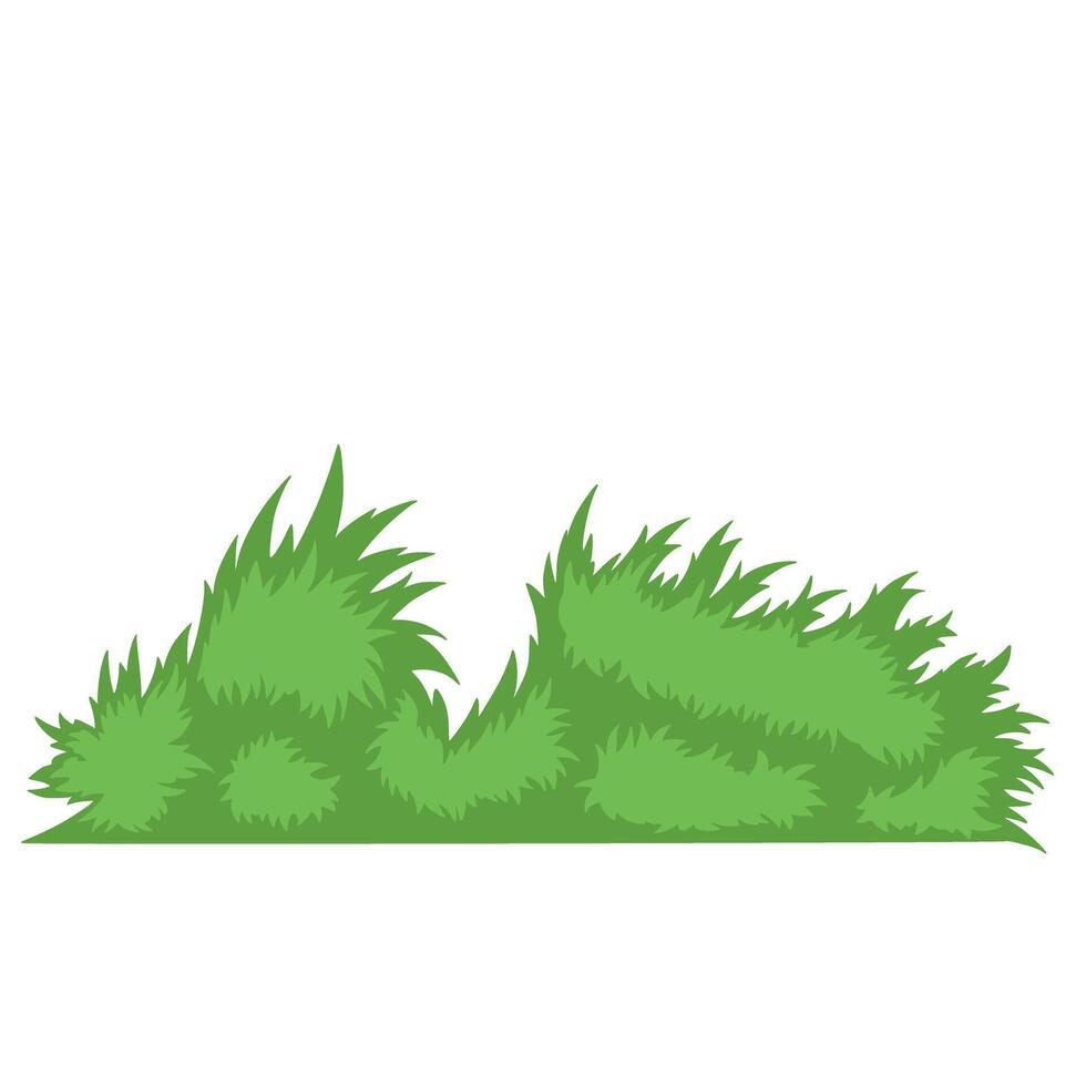 Grass Cartoon Illustration Vector