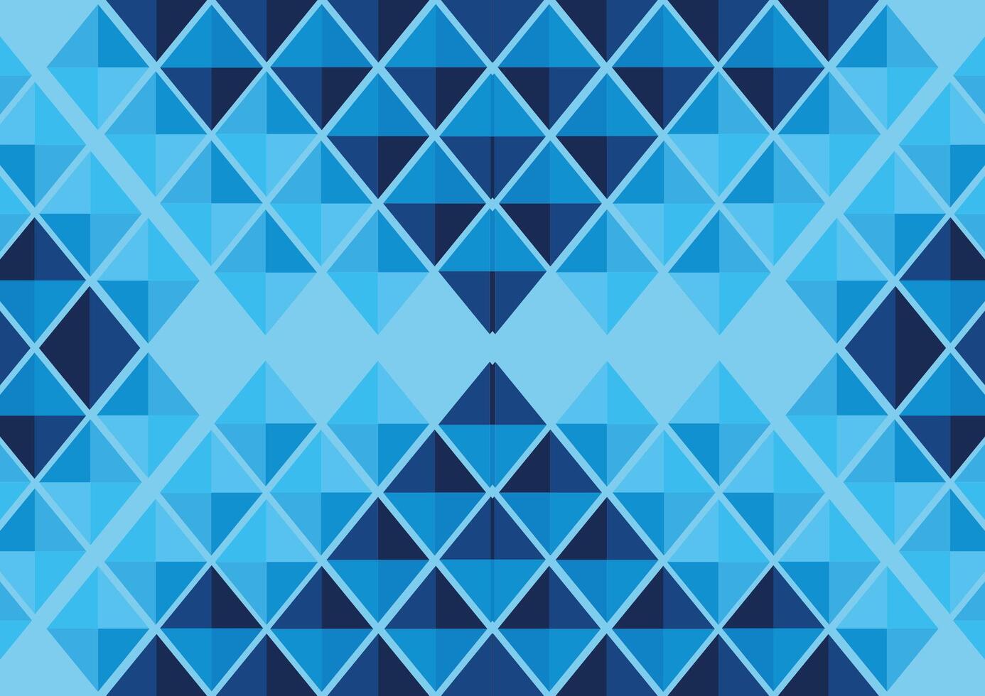 Abstract blue geometric polygonal background vector