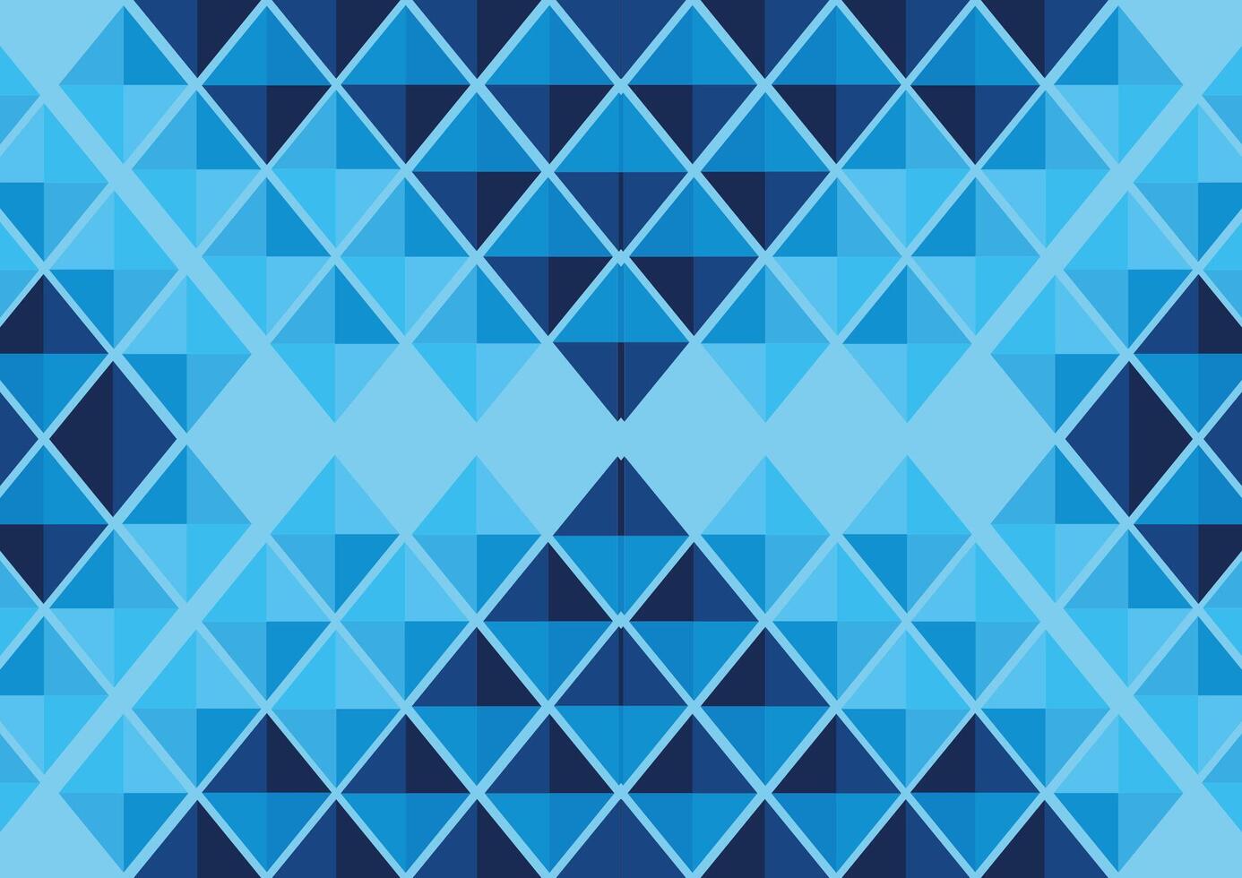 Fondo poligonal geométrico azul abstracto vector