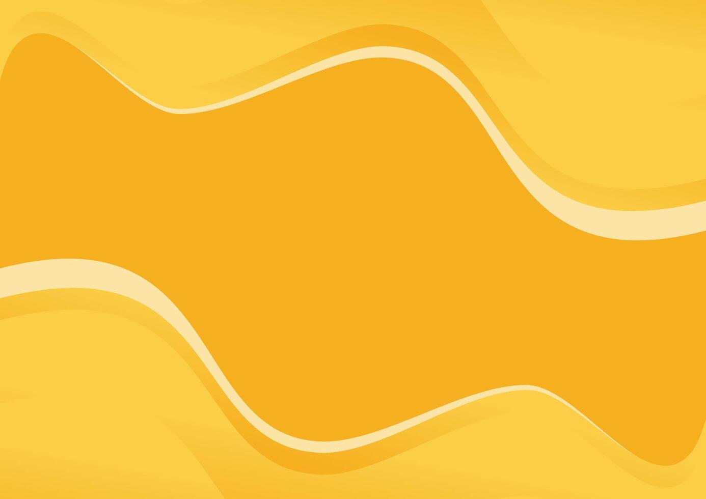 yellow background wavy design vector