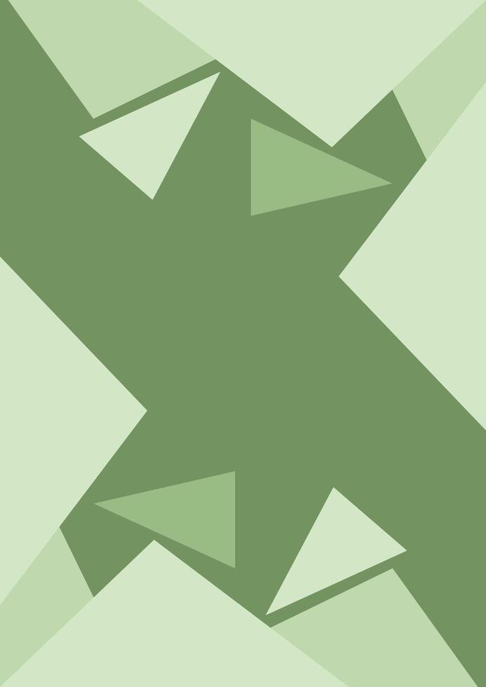 flat color paper cut vertical background vector