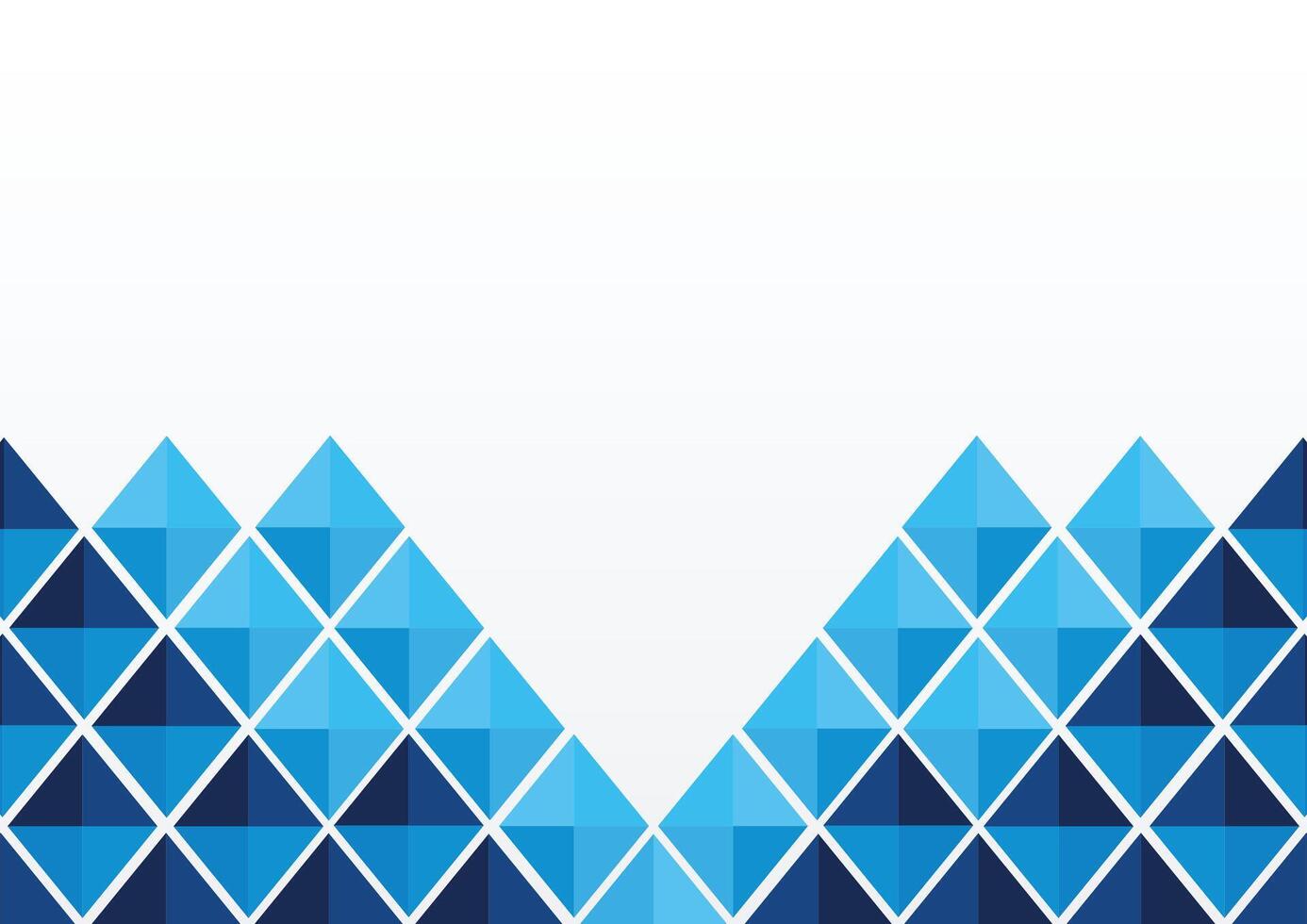 Abstract blue sharp shapes background vector
