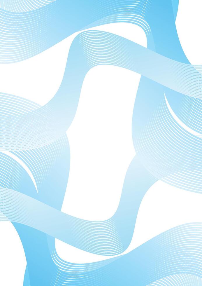 wavy blue vertical background vector