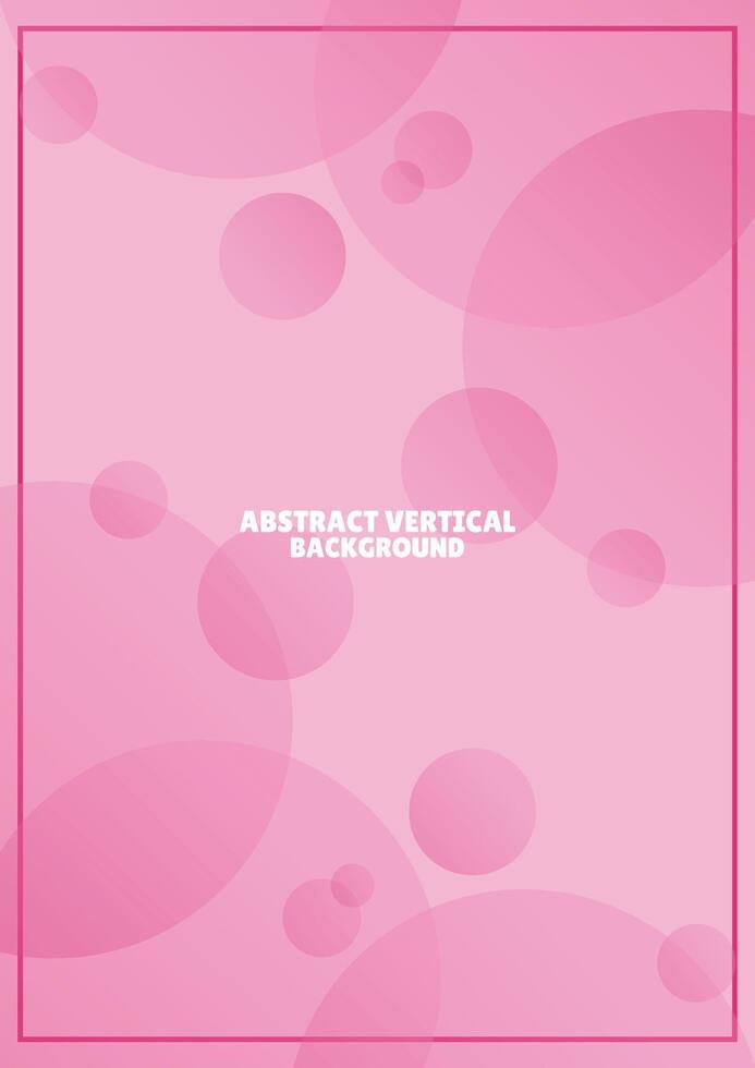 abstract bubble vertical pink background vector