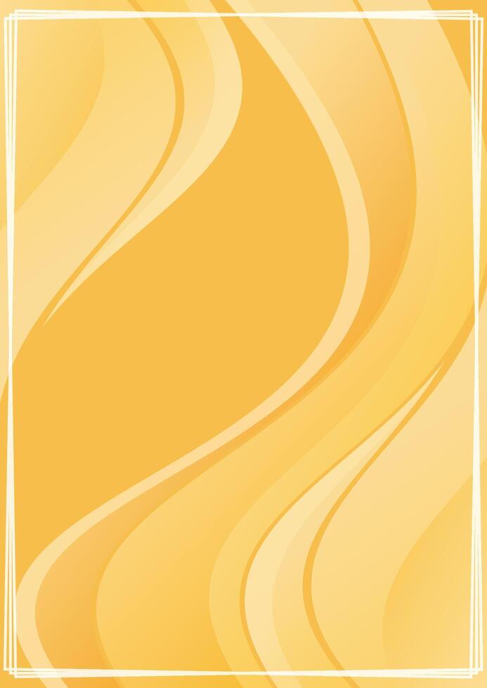 wavy yellow vertical background design vector