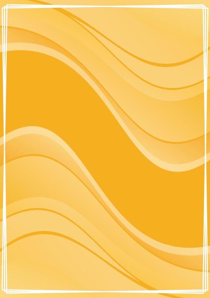 yellow wavy vertical background modern vector