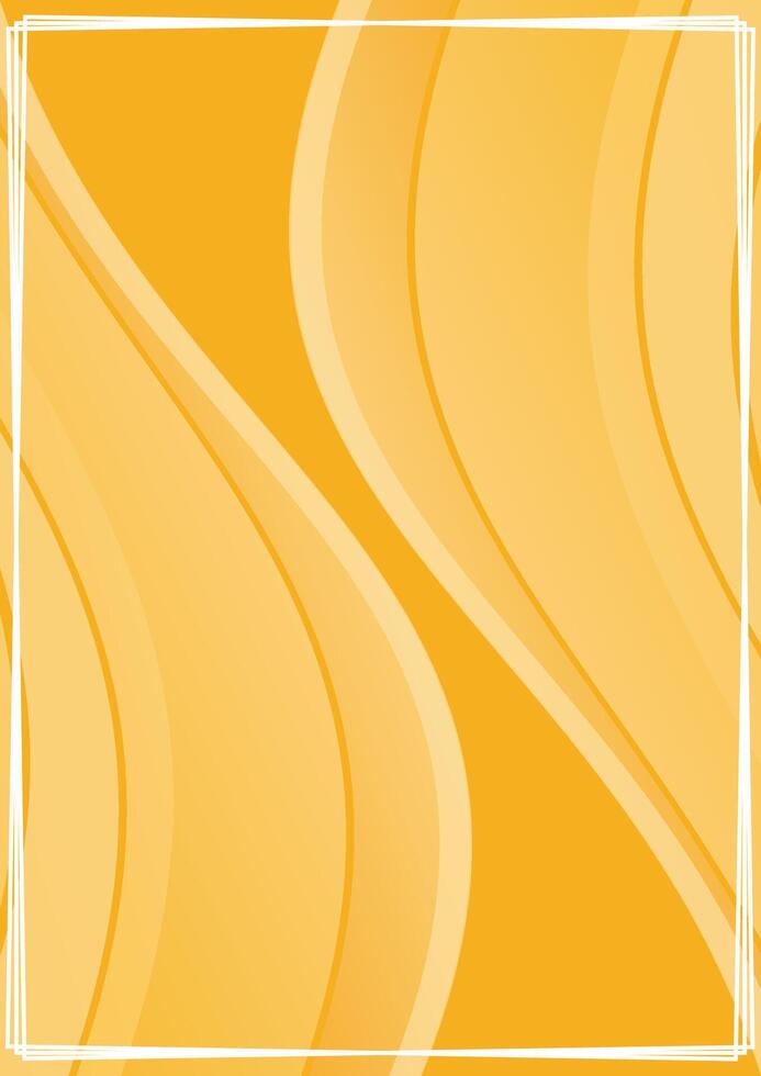 abstract wave yellow vertical background vector