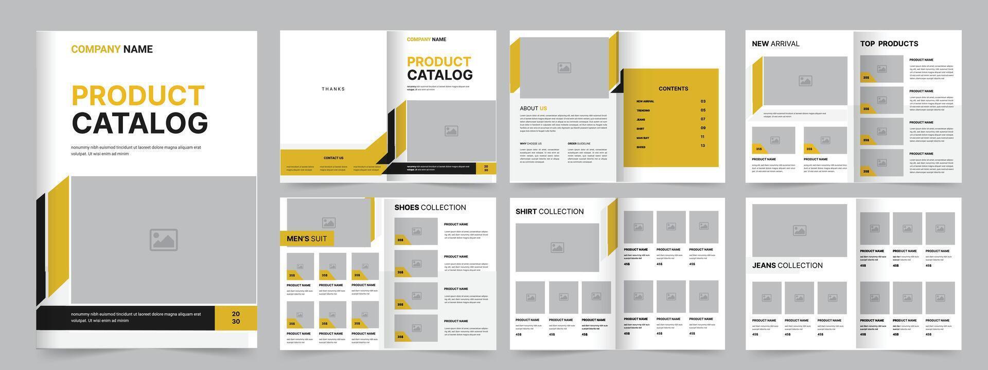 Product Catalogue Brochure Template Design Editable vector Template