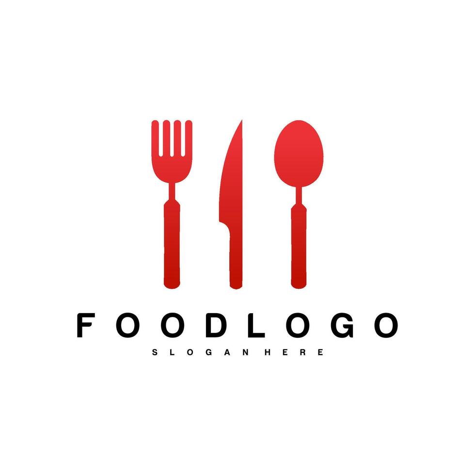 food restaurant logo vector template illustration
