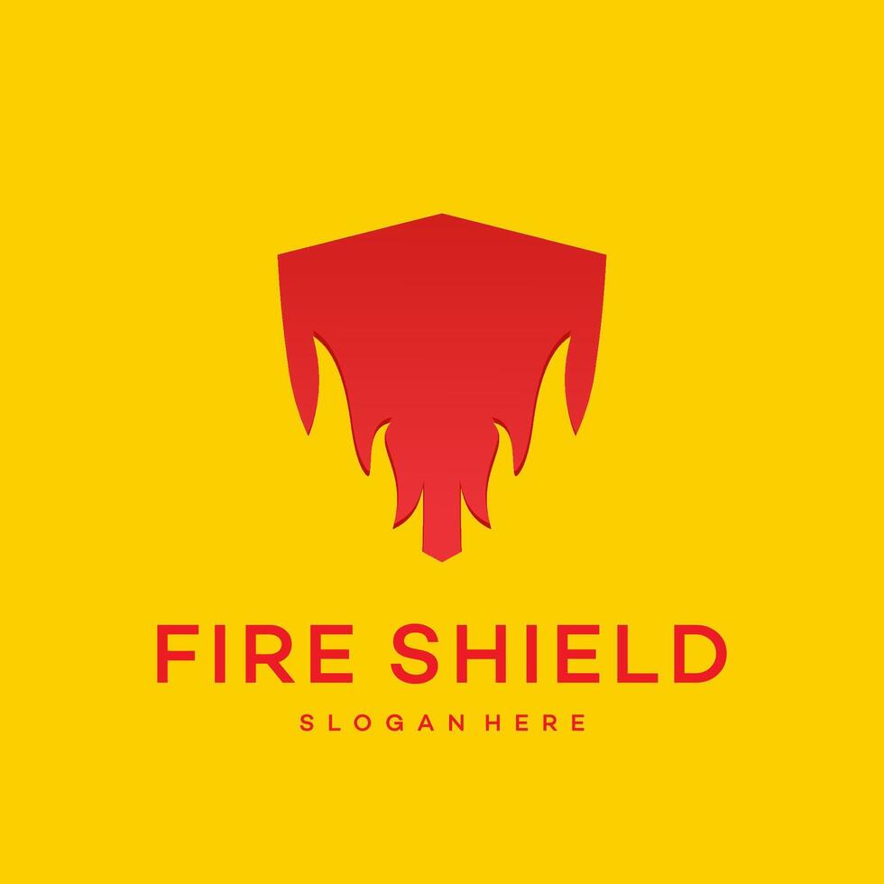 shield logo vector template illustration