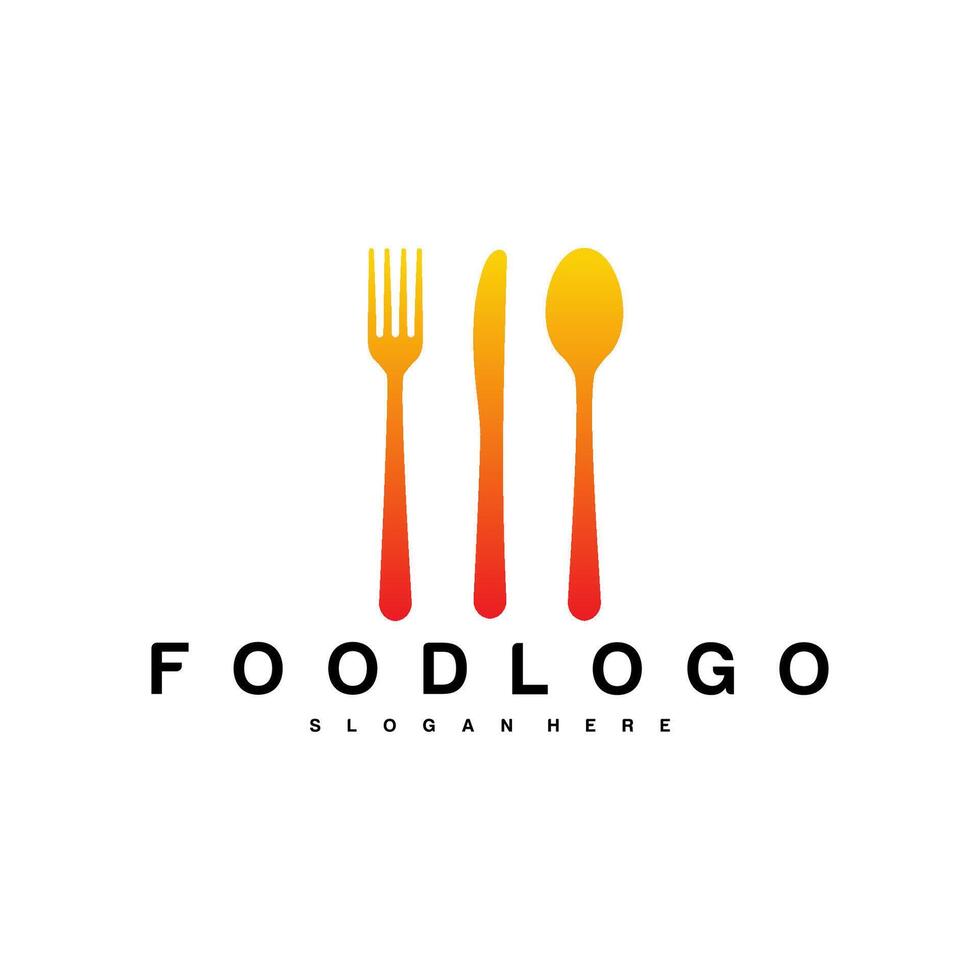 food restaurant logo vector template illustration