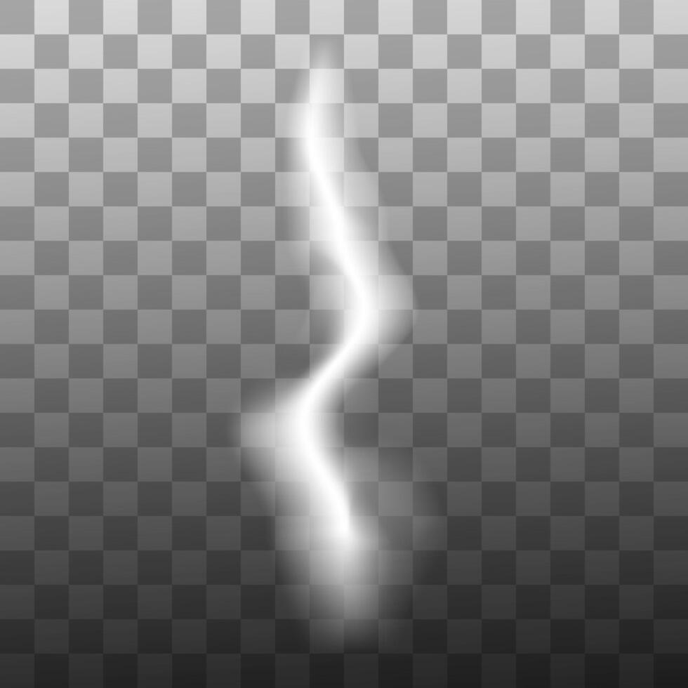 Fog, trickle of smoke, streams of smoke isolated. Cigarette and hot. vector