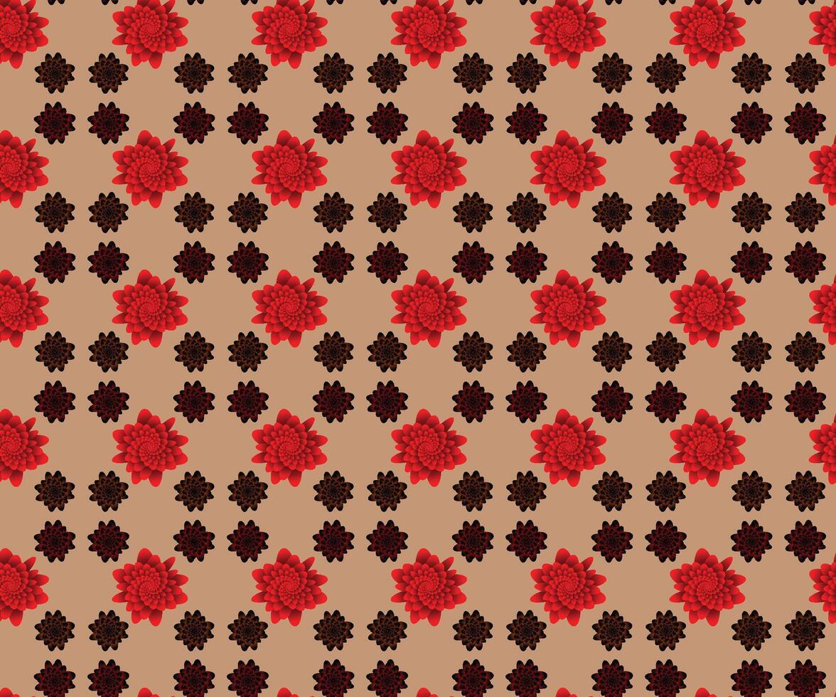 Flower pattern design eps file. vector