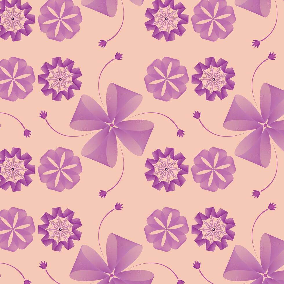 flowers pattern design eps file vector