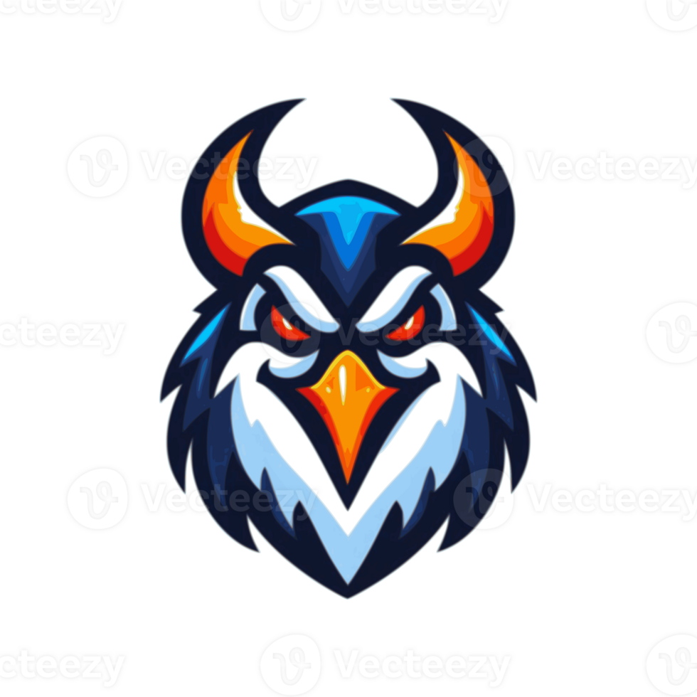 AI generated menacing Penguin creature suitable for a logo esport gaming png
