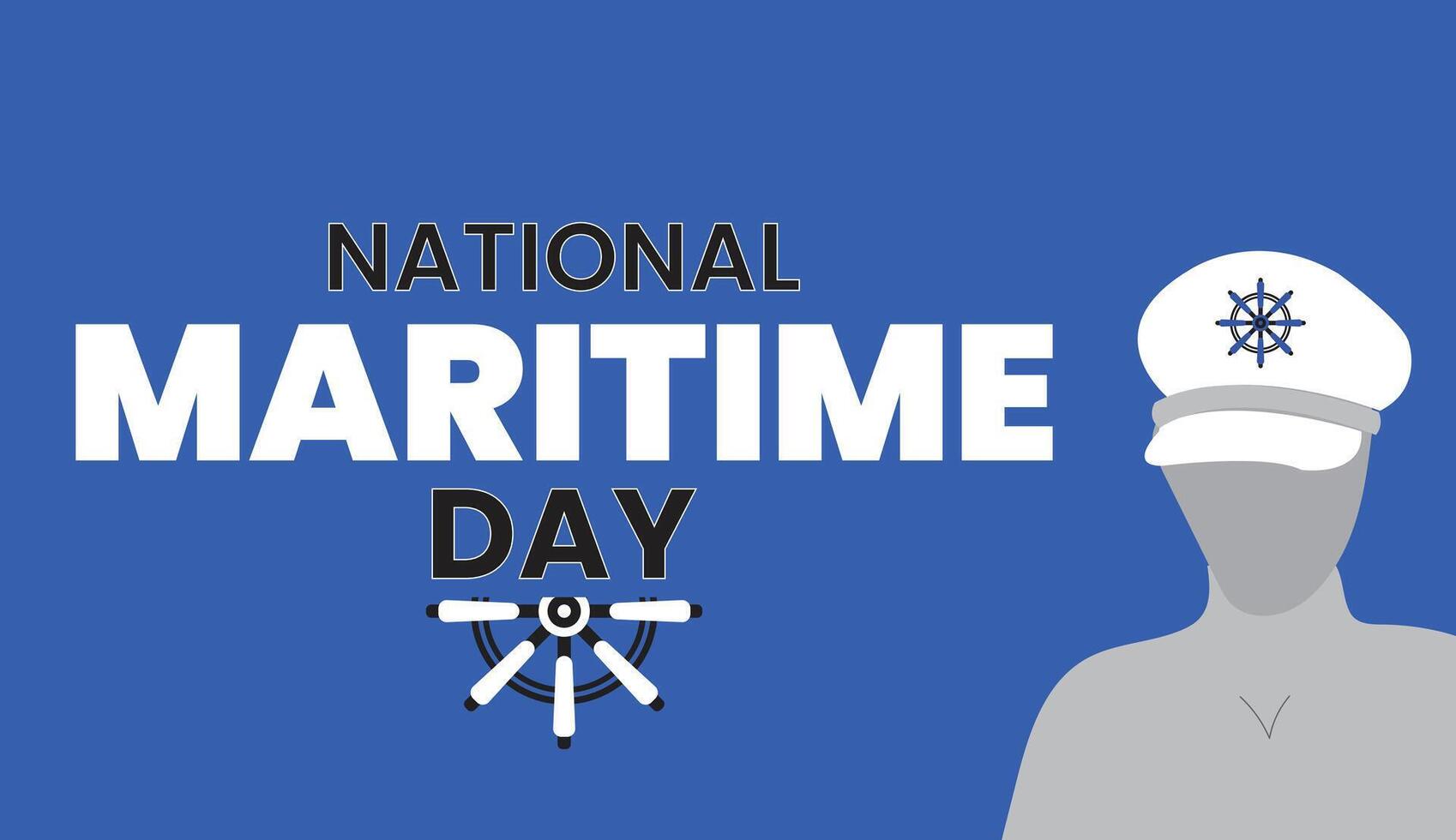 National Maritime Day Design templet vector