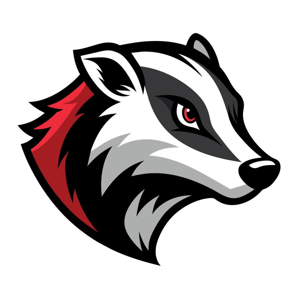 Badger Side View Logo Icon Unveil Your Brand's Wild Side vector