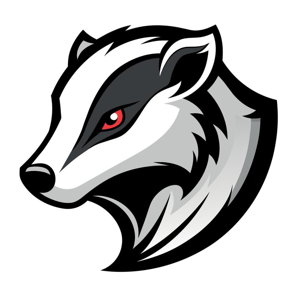 Badger Side View Logo Icon Unveil Your Brand's Wild Side vector