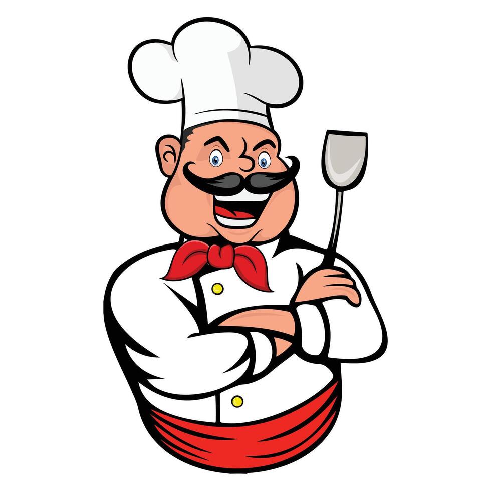 chef cartoon character vector