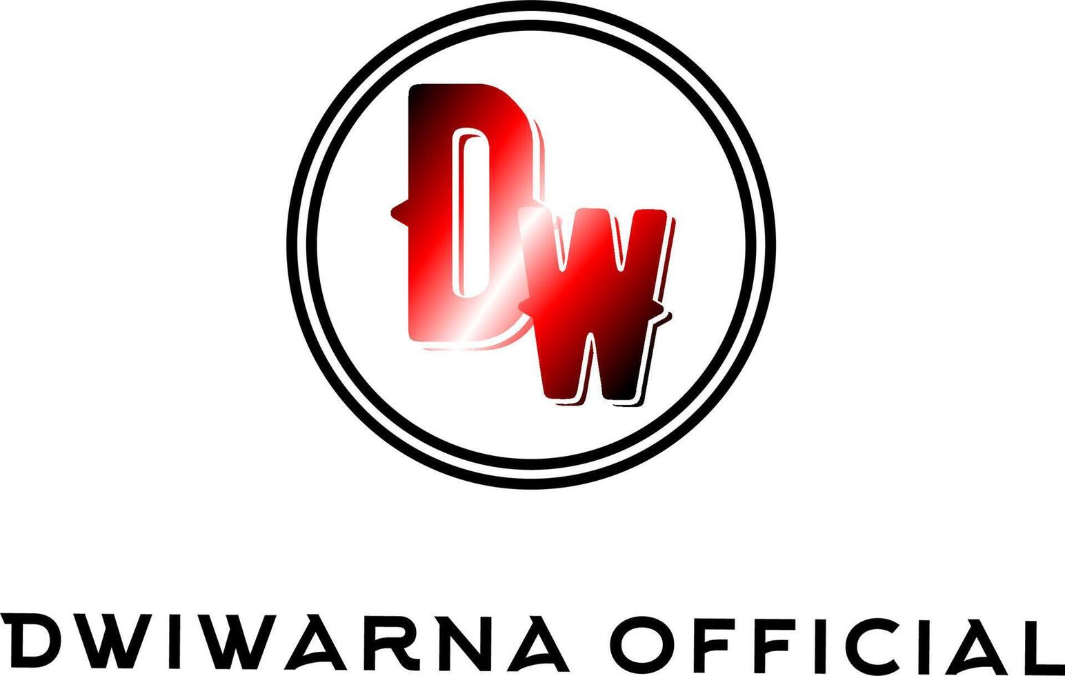 el logo para dwwarana oficial vector