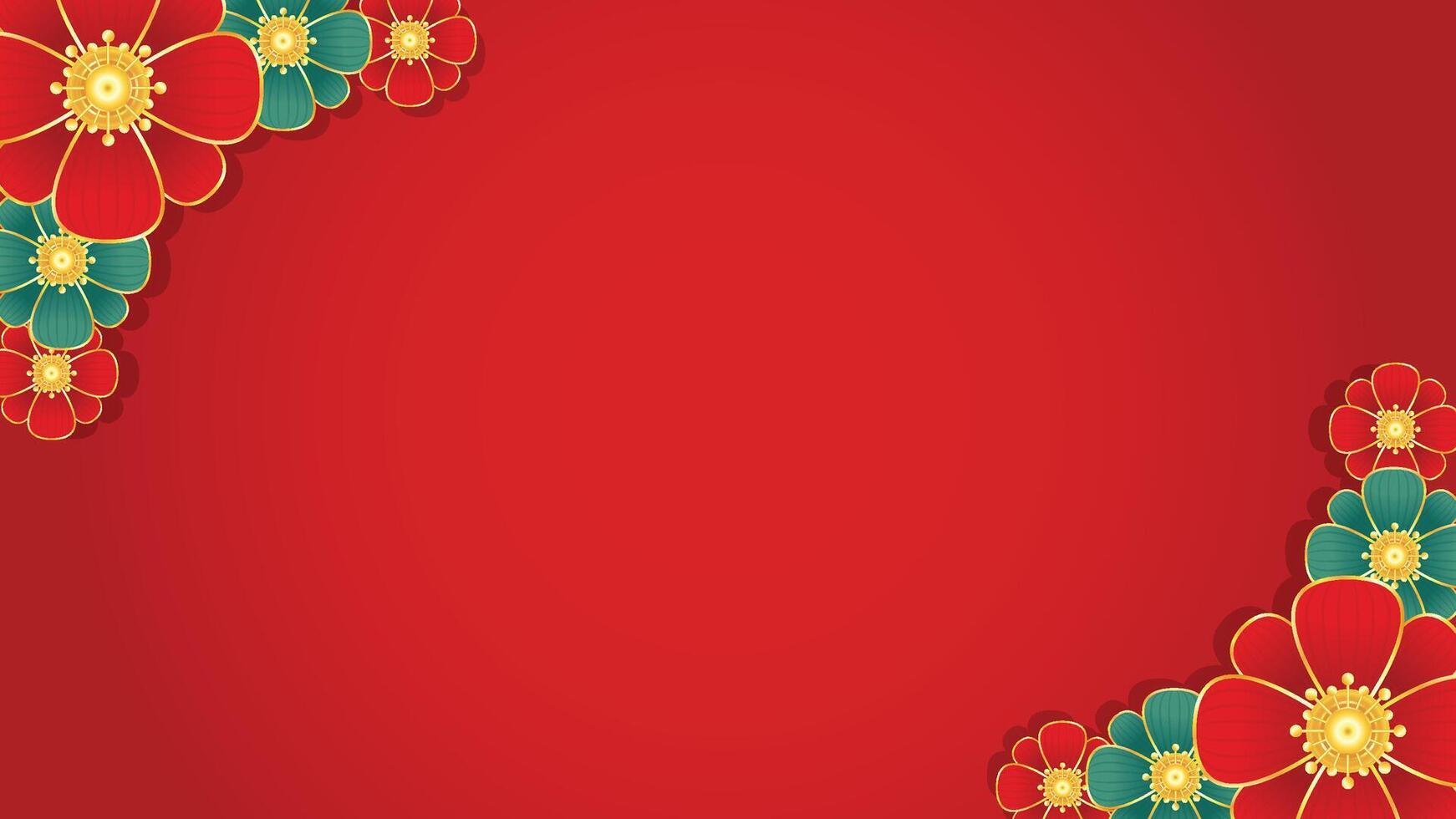 Lunar new year wallpaper. Chinese background vector. free space for text. vector