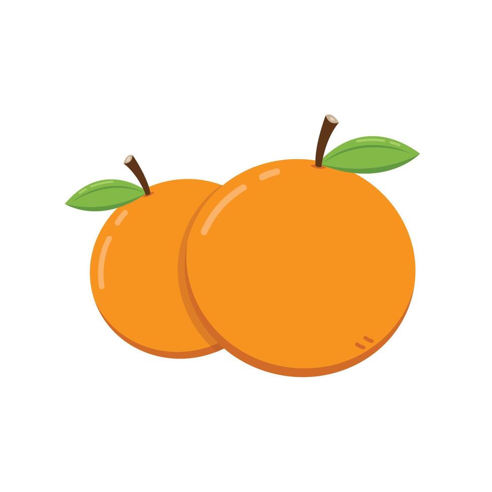Orange cartoon vector. wallpaper. symbol logo design. background. free space for text. vector