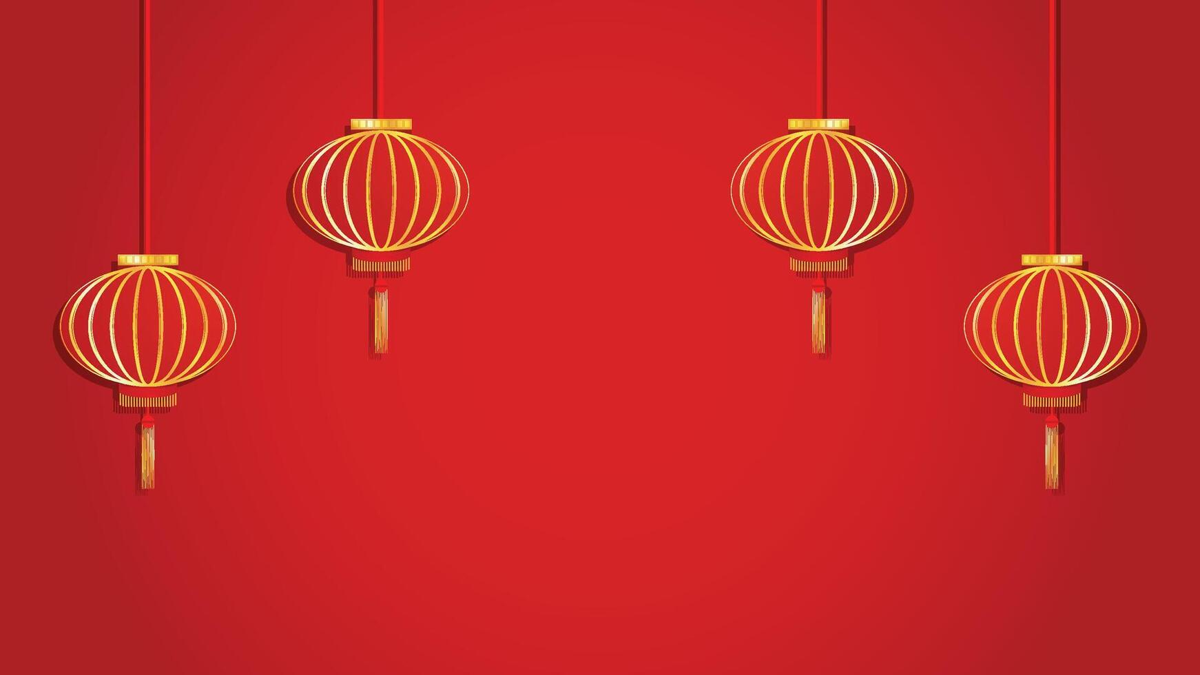 Lunar new year wallpaper. Chinese background vector. free space for text. vector