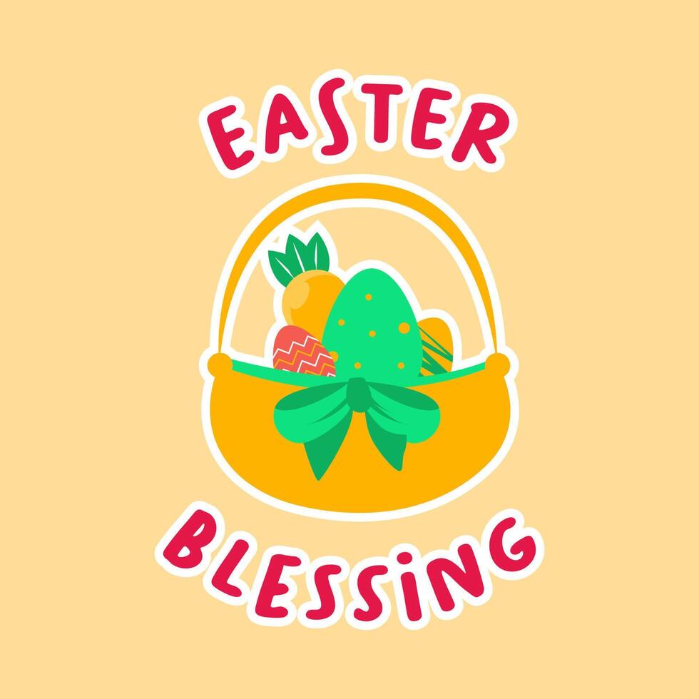 AI generated Easter Happy Bunny vector