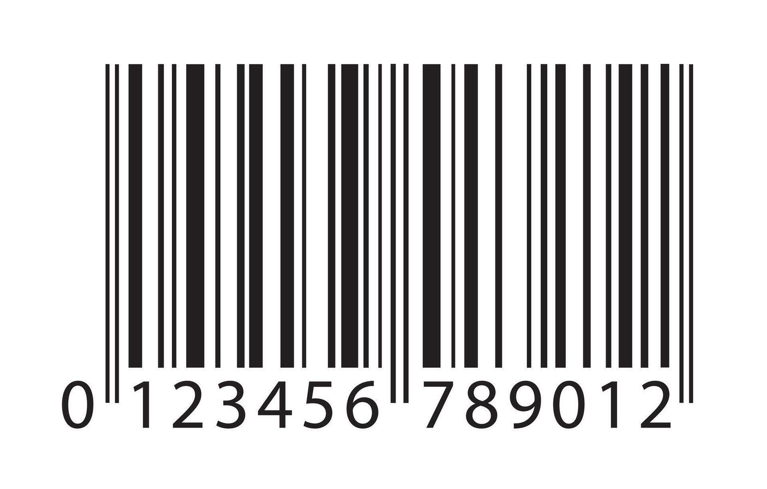 Barcode isolated on white background vector