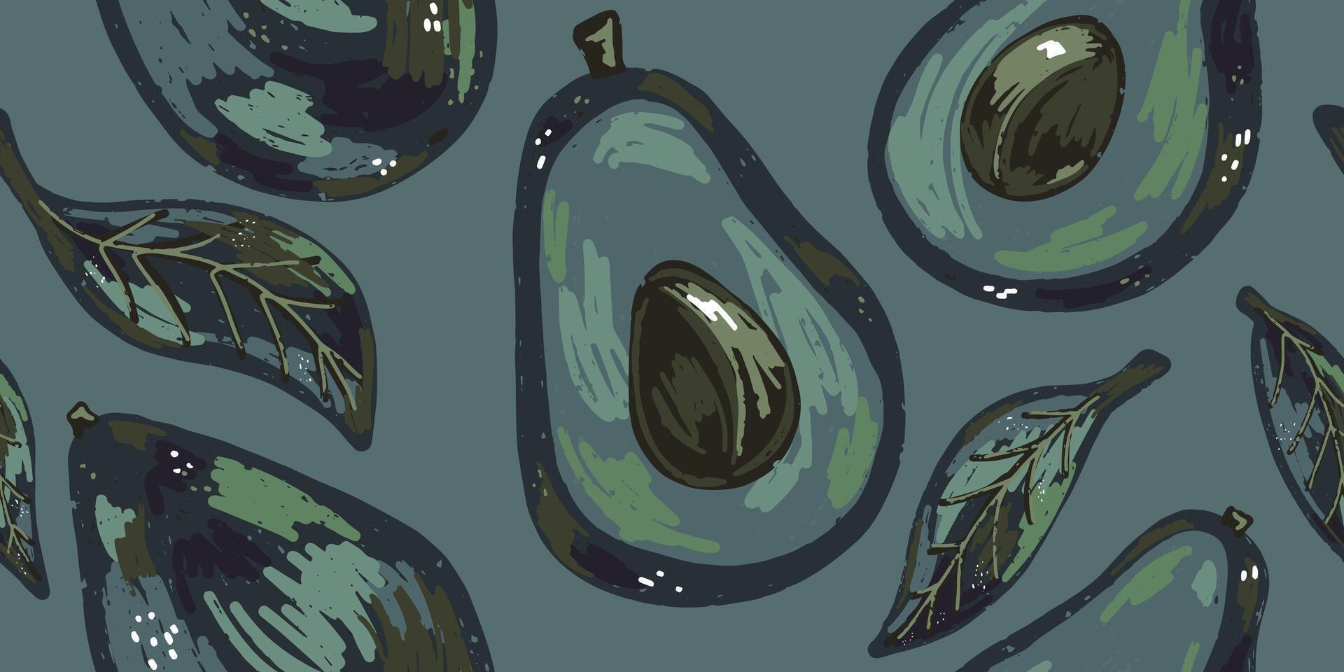 Overlapping seamless pattern endless pattern vector