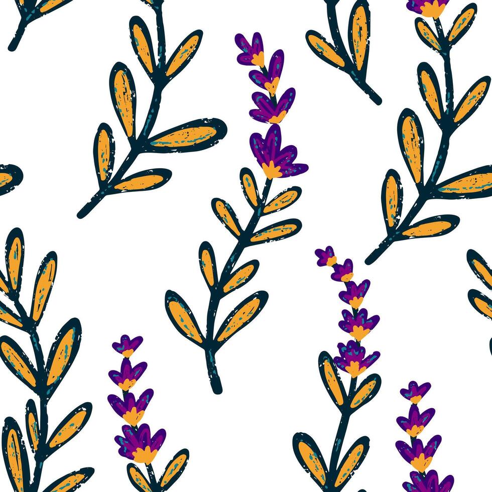 Overlapping seamless pattern endless pattern vector