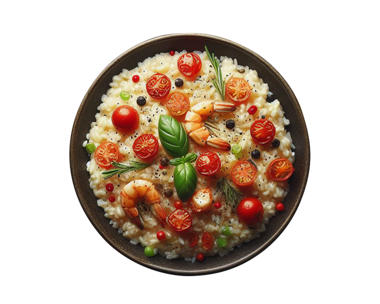 ai genererad italiensk utsökt mat risotto png