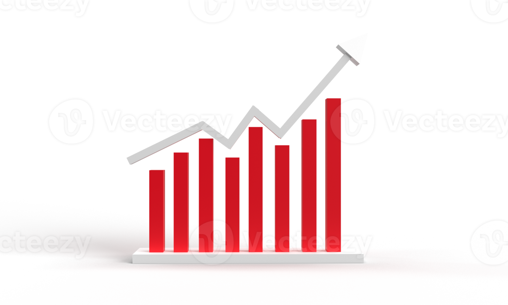 Red pink orange color chart graph growth up financial business datum investment stock economy market diagram currency technology money object icon success analysis profit statistic increase bar price png