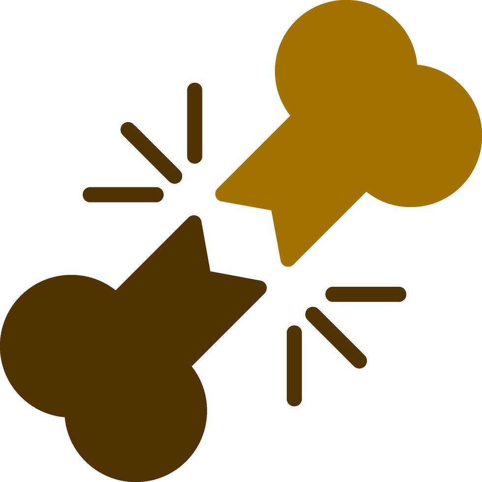 Line Two Colour vector