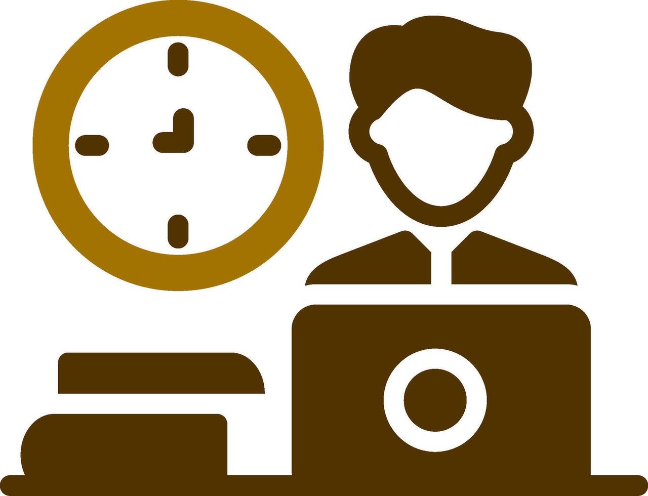 Line Two Colour vector