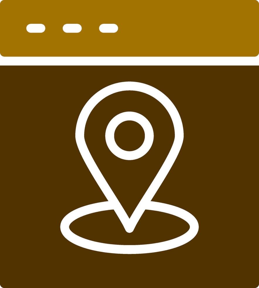 Web Location Creative Icon Design vector