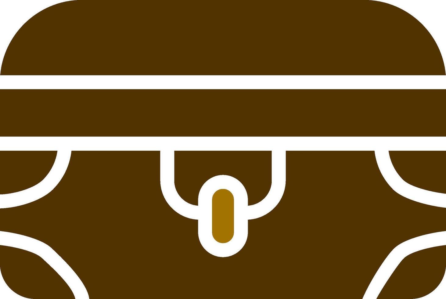 Treasure Chest Creative Icon Design vector