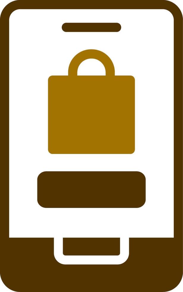 Online Shopping Creative Icon Design vector
