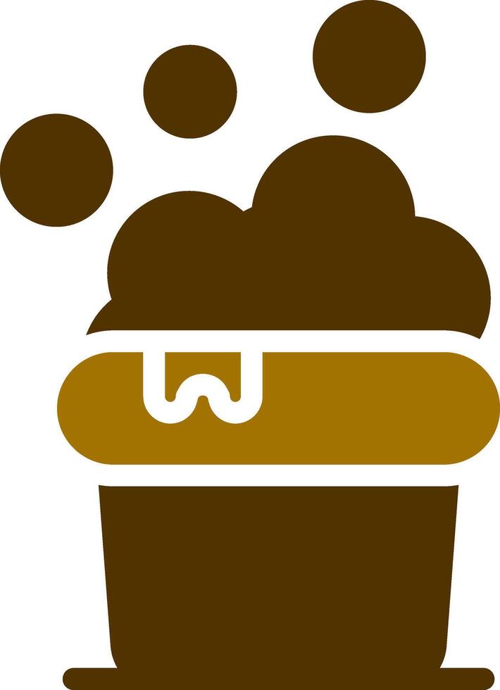 Cleaning Bucket Creative Icon Design vector