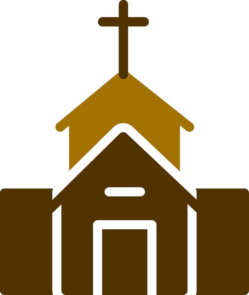 diseño de icono creativo de iglesia vector