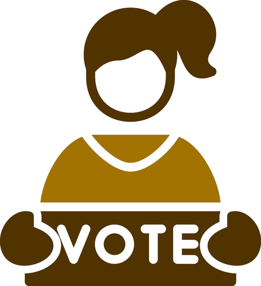 diseño de icono creativo partidario vector