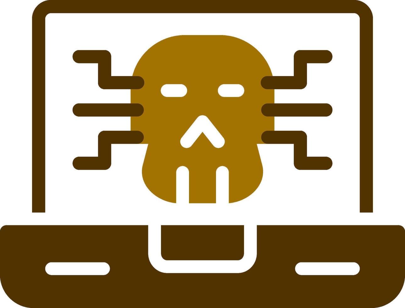 diseño de icono creativo de malware vector