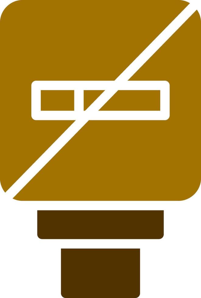 No Smoking Creative Icon Design vector