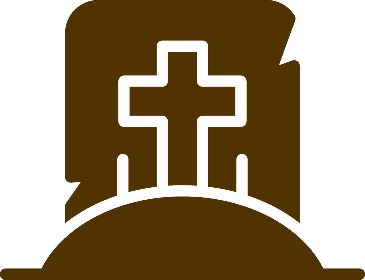 Tomb Creative Icon Design vector