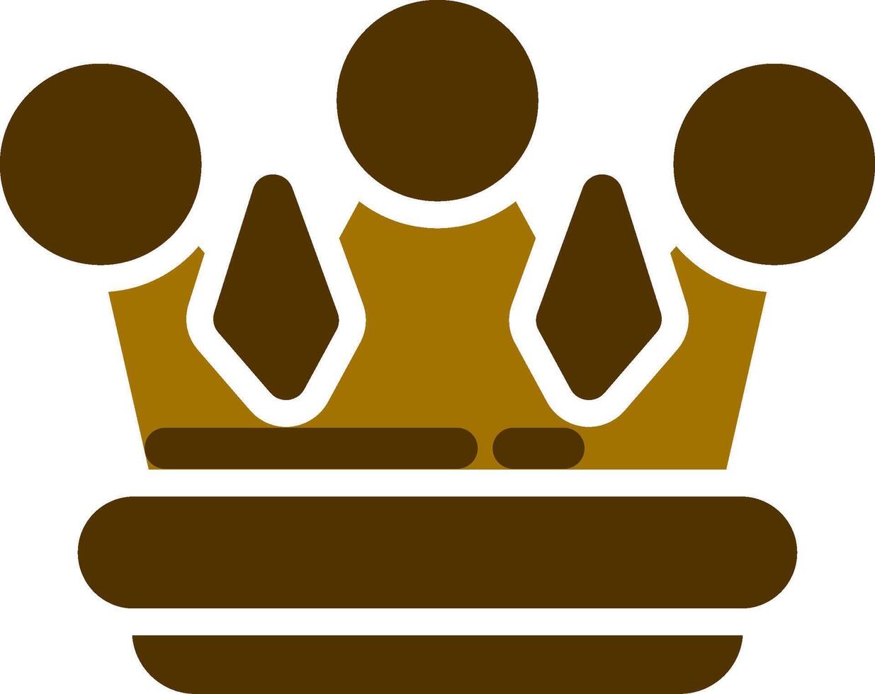 Crown Creative Icon Design vector
