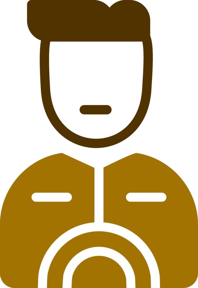 Taxi Driver Creative Icon Design vector