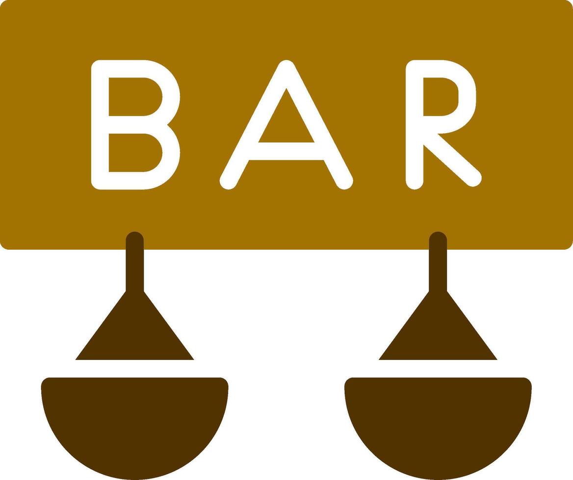 Bar Creative Icon Design vector