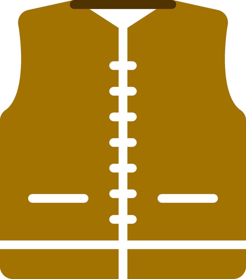 Fishing Vest Creative Icon Design vector