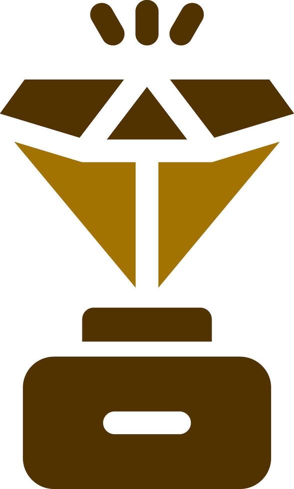 Trophy Creative Icon Design vector