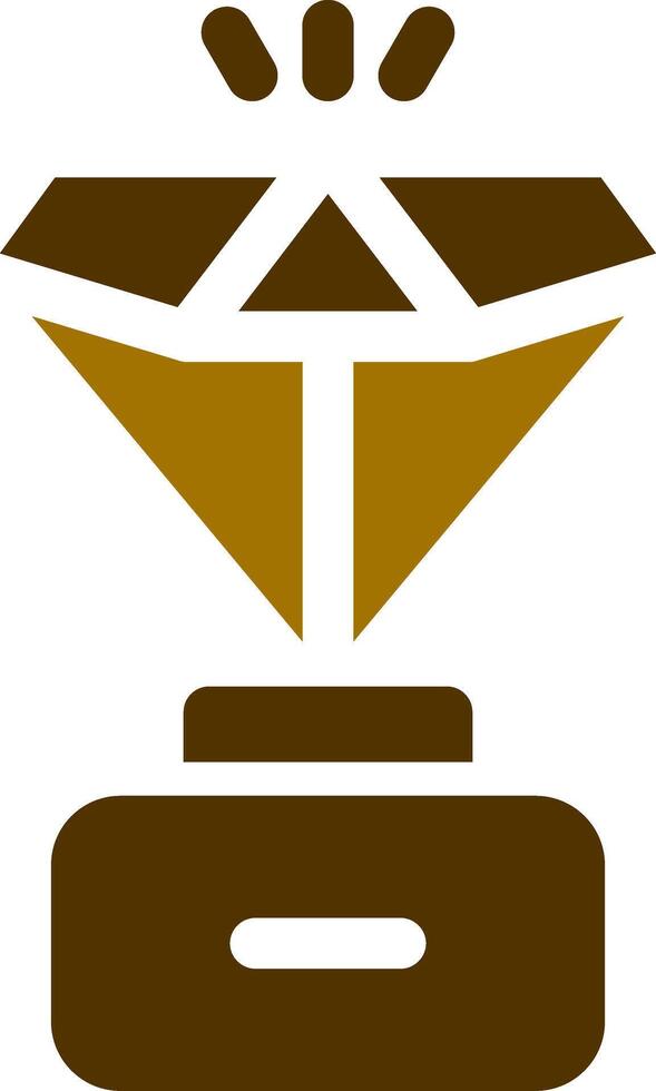 diseño de icono creativo de trofeo vector